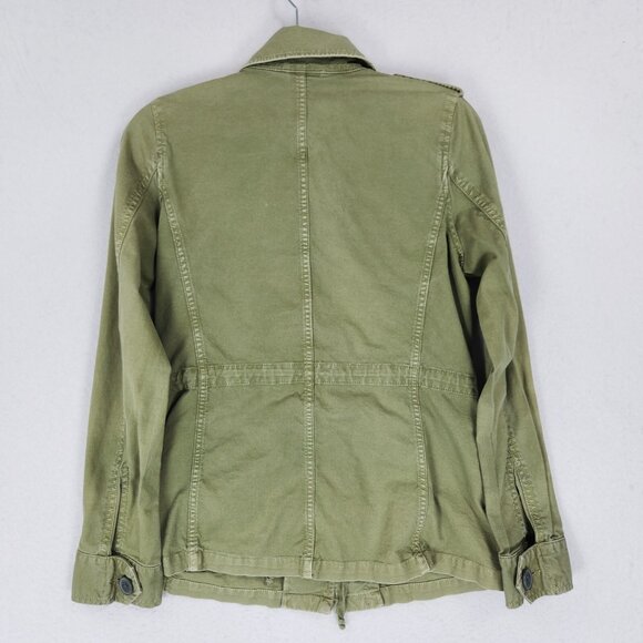 Madewell Jacket Womens Small Green Outbound Utility Button Up Outdoor Casual - Picture 9 of 11